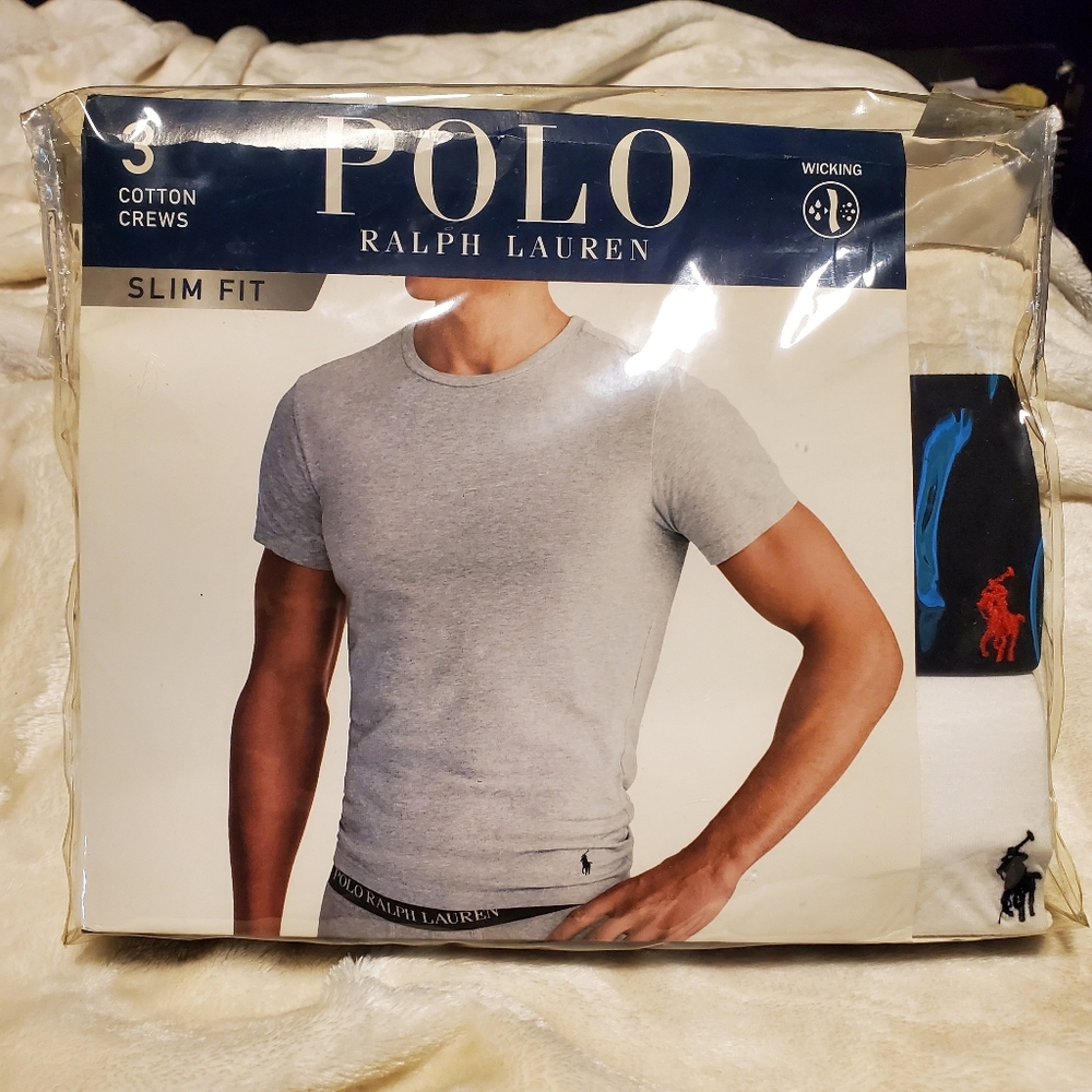 POLO Ralph Lauren Slim Fit Cotton Crew T-Shirts